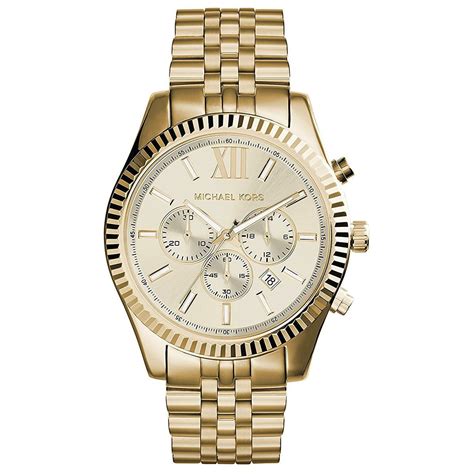 michael kors gold men watch|Michael Kors lexington men's watch.